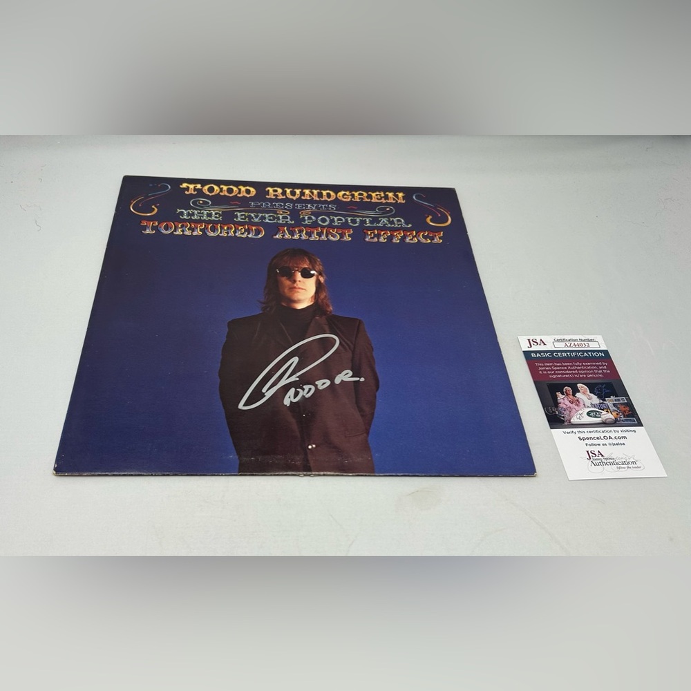 Todd‎ Rundgren signed Tortured Artist Effect Album JSA COA